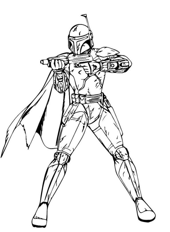 Plansa de colorat cu Star Wars 92 102